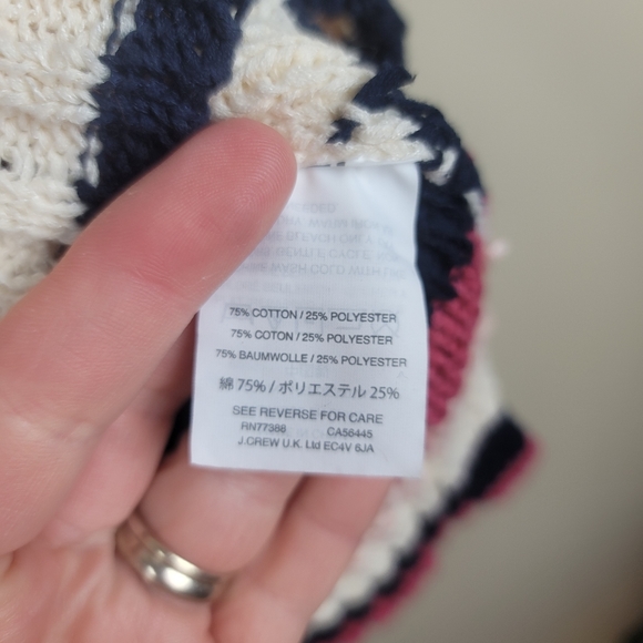 J. Crew Stripe Knit Tank Top size M - Picture 4 of 7